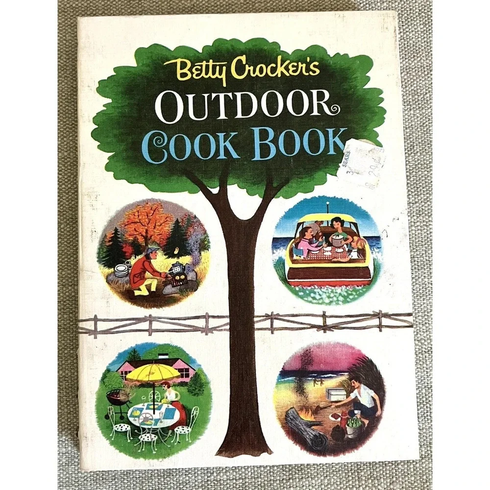 1961 Betty Crocker's Outdoor Cook Book Recipe Camping Canoe Hiking Grilling